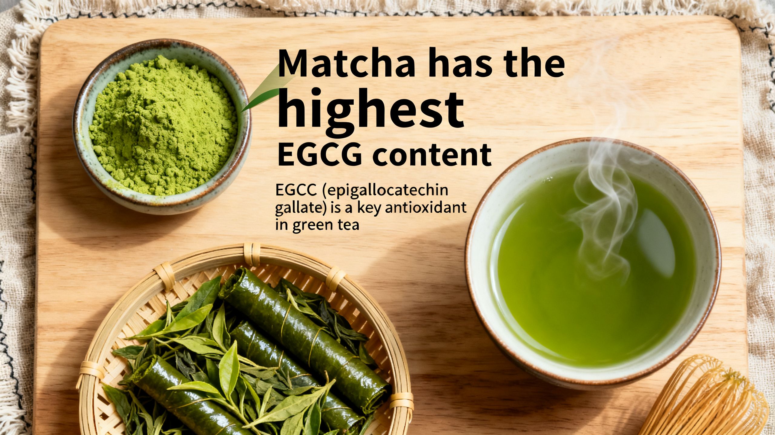 which green tea has the most EGCG
